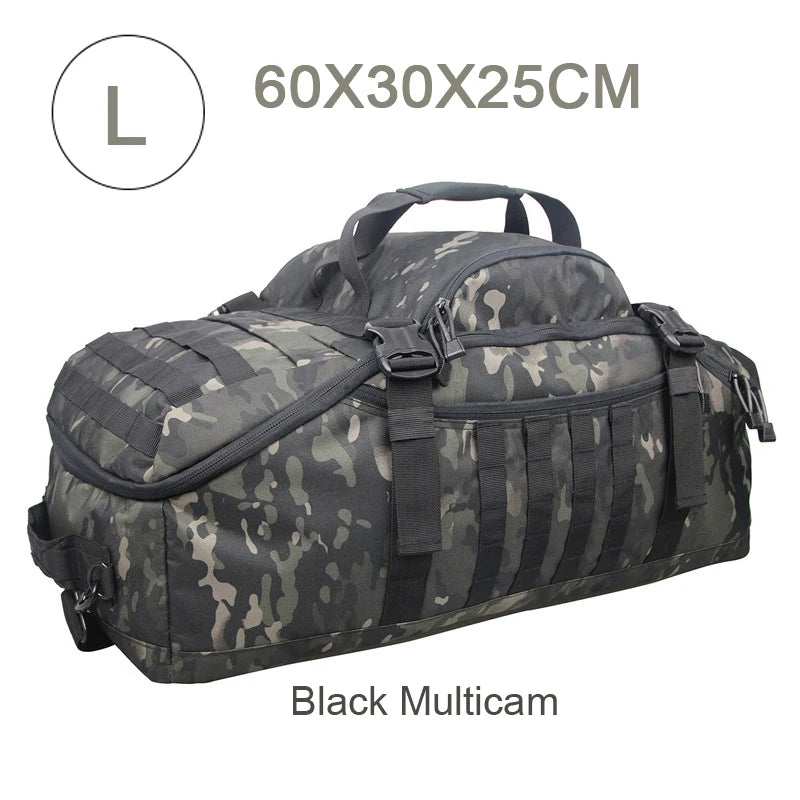 30L 45L 80L MOLLE Tactical Backpack – Large Capacity Hiking, Camping & Travel Bag
