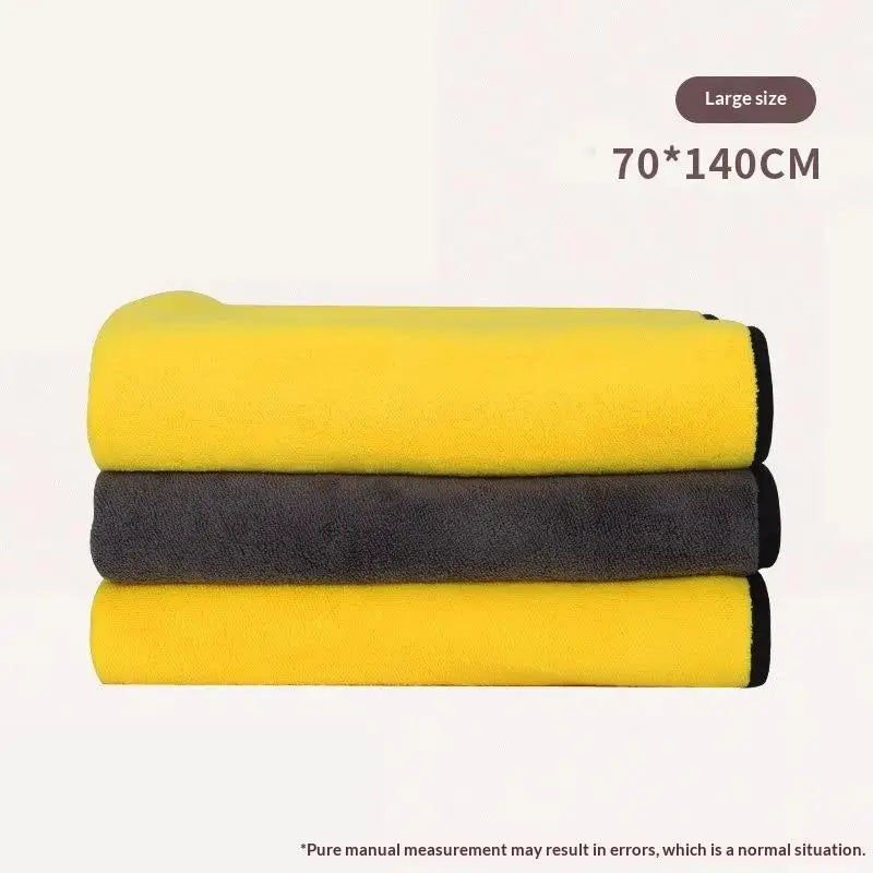 Travel Friendly Dog Absorbent Towel 1Pcs Lightweight Microfiber Quick Dry Pet Wipe for Outdoor Hiking Swimming Use