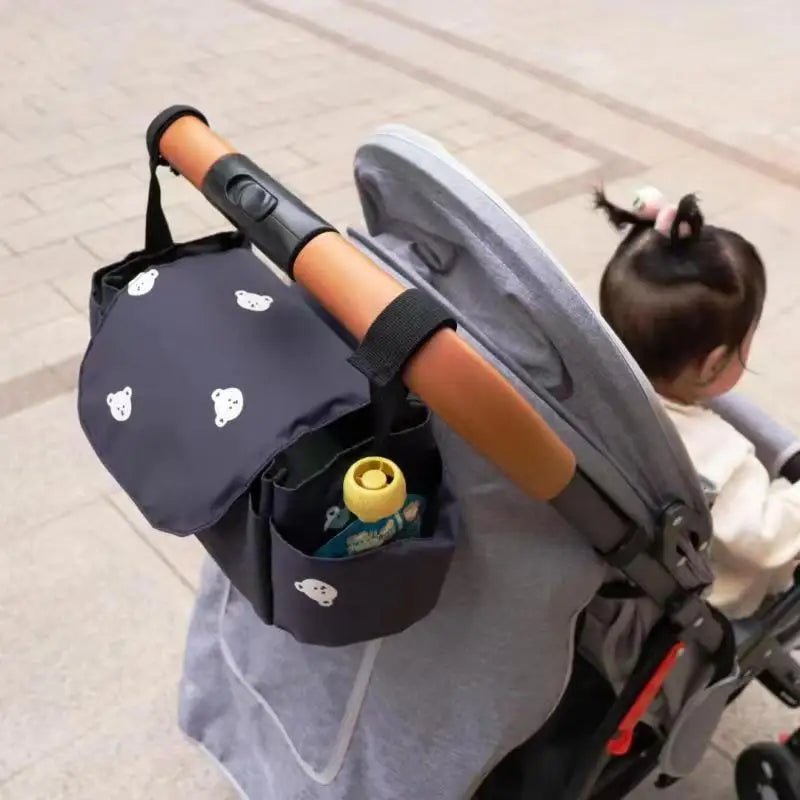 Baby Stroller Bag Pram Organizer Baby Accessories Cup Holder Newborn Trolley Portable Travel Car Bags for Carriages Universal