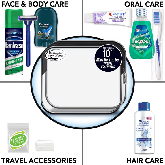 Men's Get Away 10 pc Travel Kit