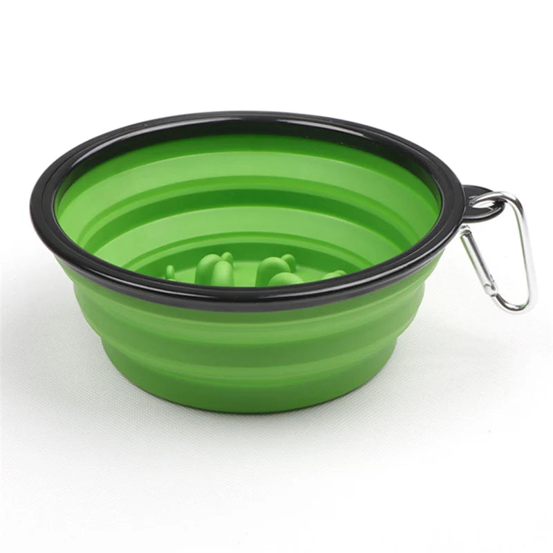 Travel Foldable Pet drinking & eating Bowl for Dog & Cats