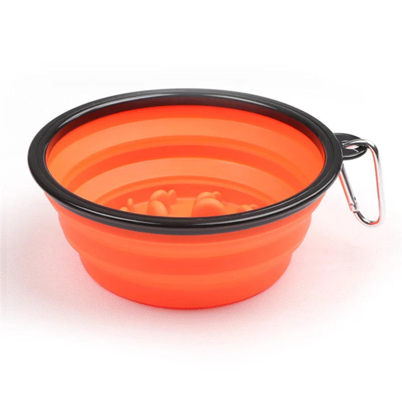 Travel Foldable Pet drinking & eating Bowl for Dog & Cats