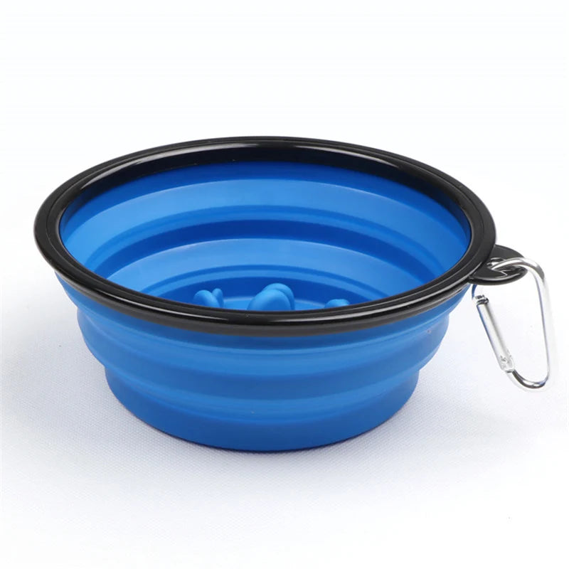Travel Foldable Pet drinking & eating Bowl for Dog & Cats