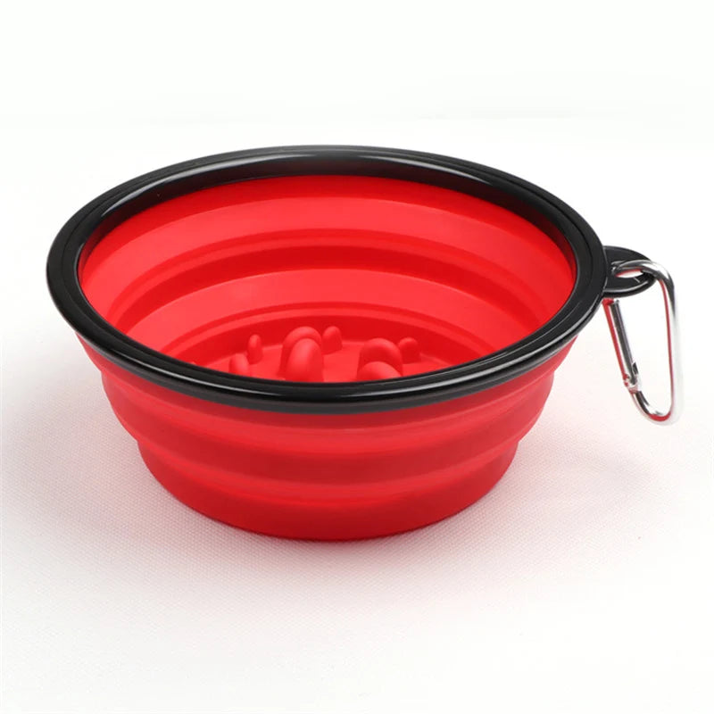 Travel Foldable Pet drinking & eating Bowl for Dog & Cats