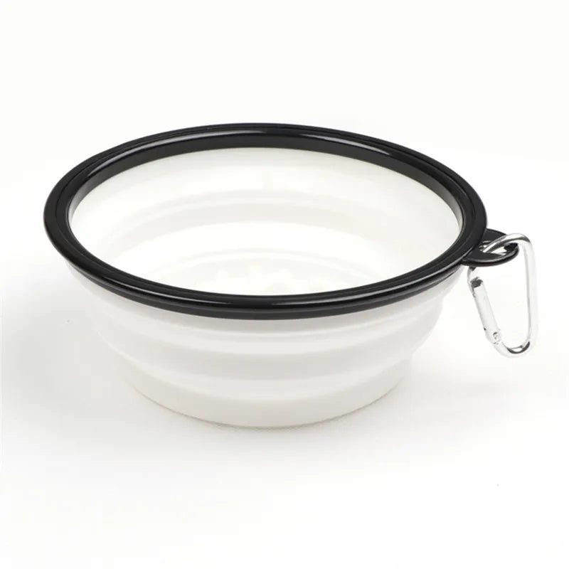Travel Foldable Pet drinking & eating Bowl for Dog & Cats