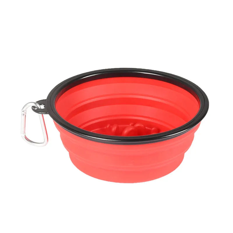 Travel Foldable Pet drinking & eating Bowl for Dog & Cats