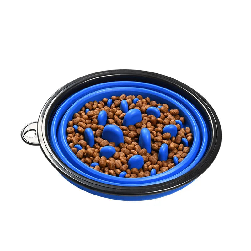 Travel Foldable Pet drinking & eating Bowl for Dog & Cats