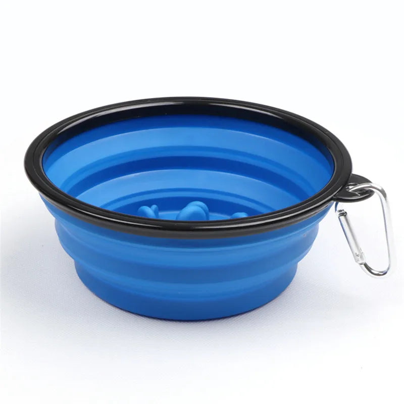 Travel Foldable Pet drinking & eating Bowl for Dog & Cats