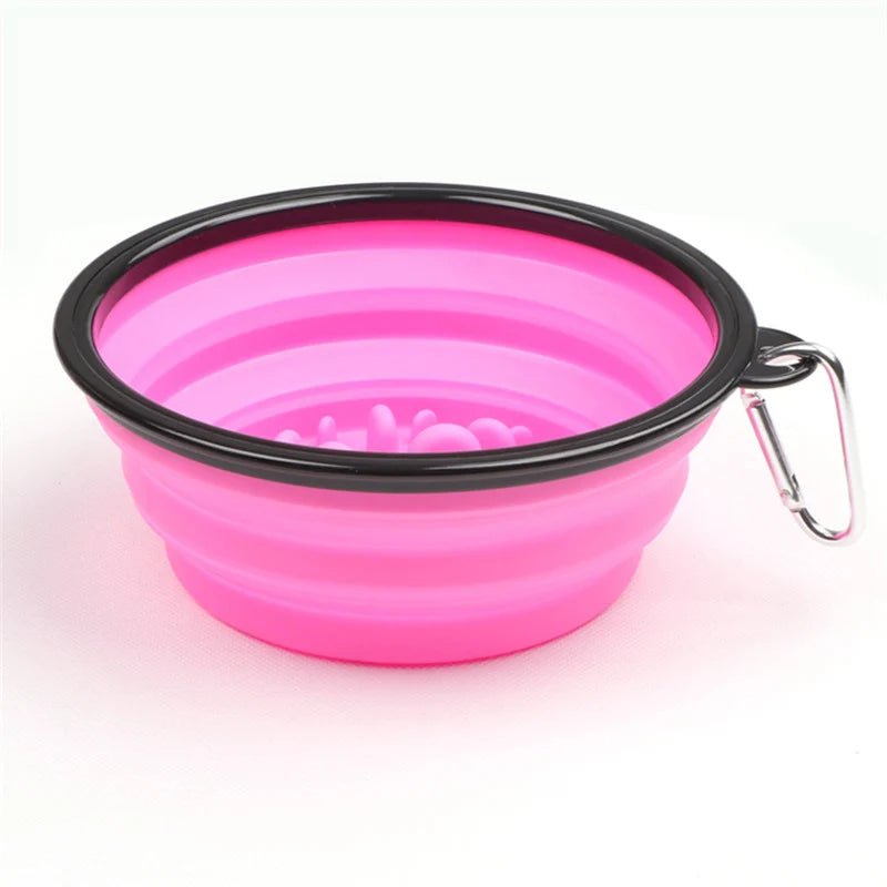 Travel Foldable Pet drinking & eating Bowl for Dog & Cats