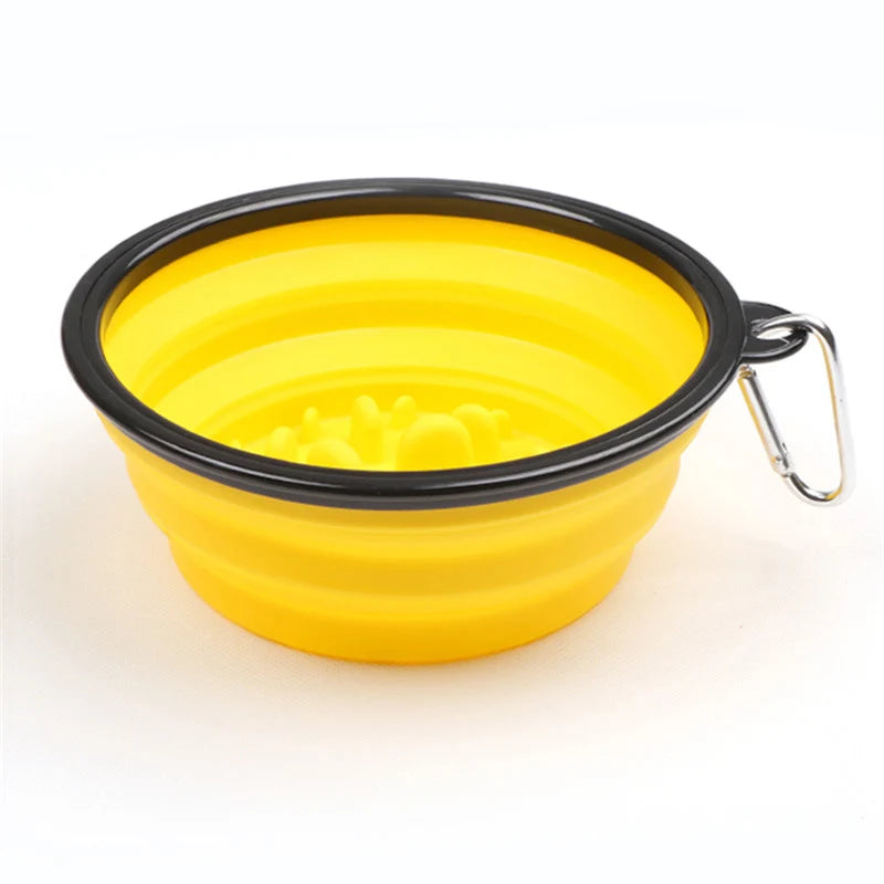 Travel Foldable Pet drinking & eating Bowl for Dog & Cats