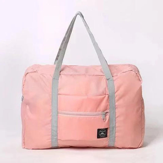 Foldable Travel Storage Bag – Large Capacity Zippered Weekend Bag