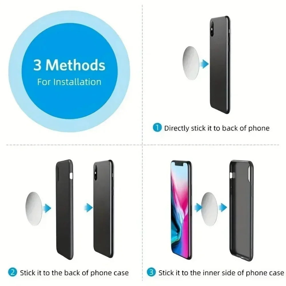 Portable Magnetic Car Phone Mount Air Vent Clip Bracket 360 Degree Rotation Navigation Holder for iPhone Samsung Xiaomi Huawei