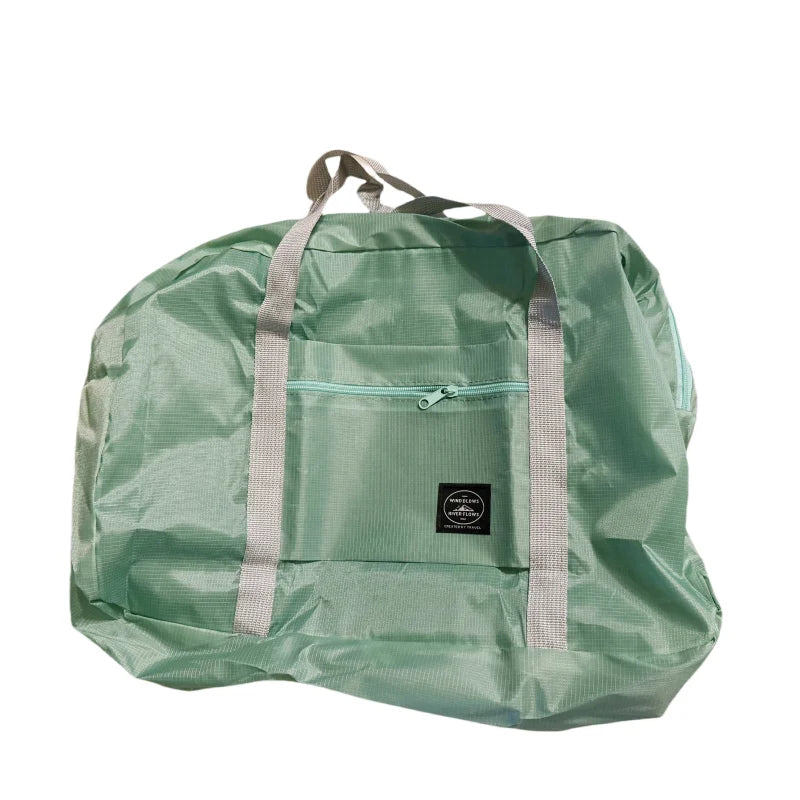 Foldable Travel Storage Bag – Large Capacity Zippered Weekend Bag