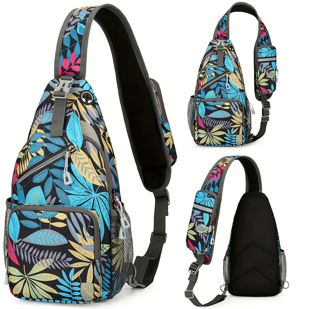 Waterproof Crossbody Sling Bag for Men & Women – Large Capacity Travel Chest Shoulder Bag
