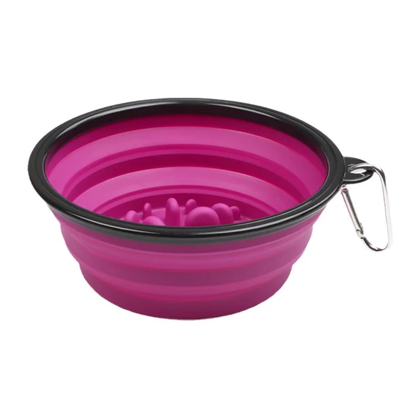 Travel Foldable Pet drinking & eating Bowl for Dog & Cats