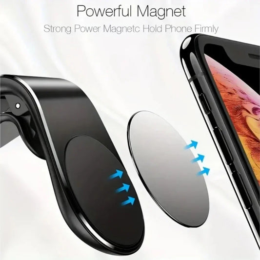 Portable Magnetic Car Phone Mount Air Vent Clip Bracket 360 Degree Rotation Navigation Holder for iPhone Samsung Xiaomi Huawei