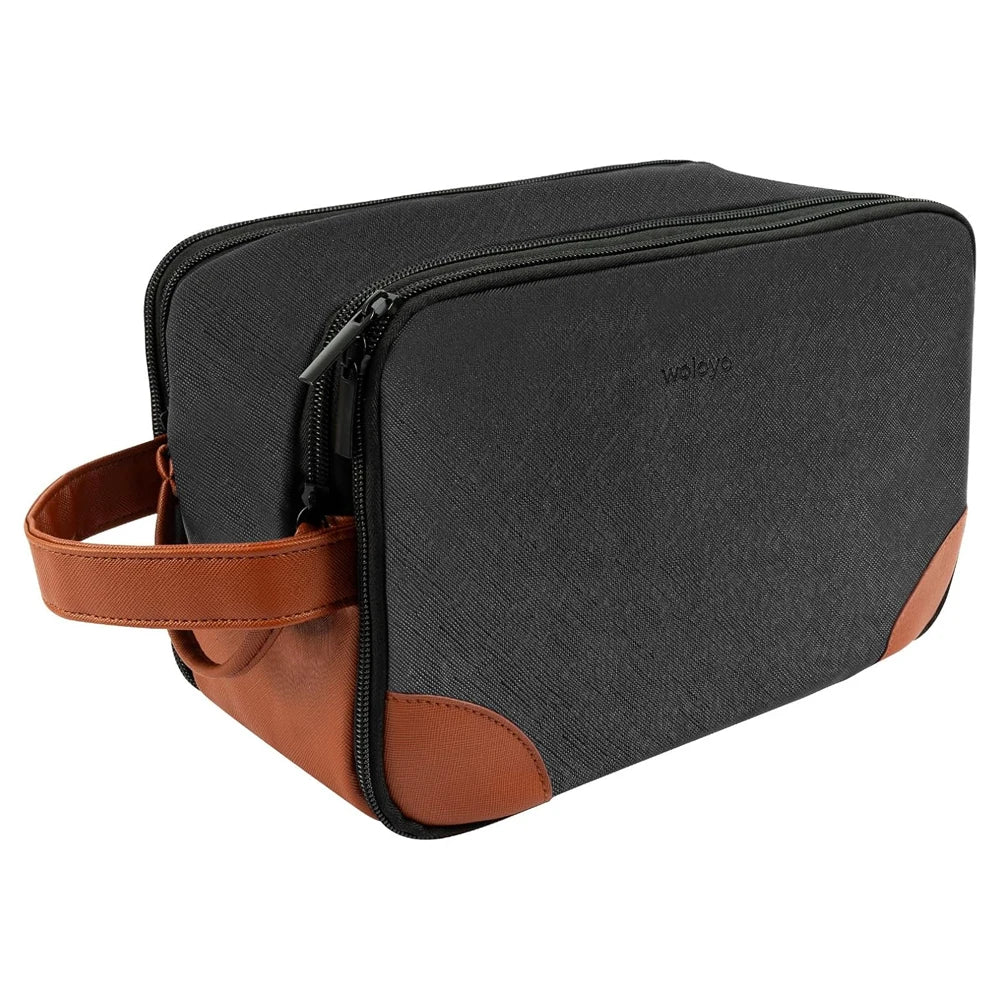 Travel Toiletry Bag for Men Hanging Dopp Kit Water Resistant Shaving Bag for Toiletries Accessories Small Toiletry Bag