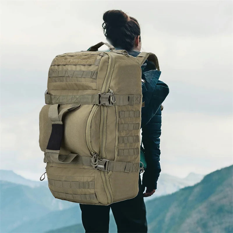 30L 45L 80L MOLLE Tactical Backpack – Large Capacity Hiking, Camping & Travel Bag