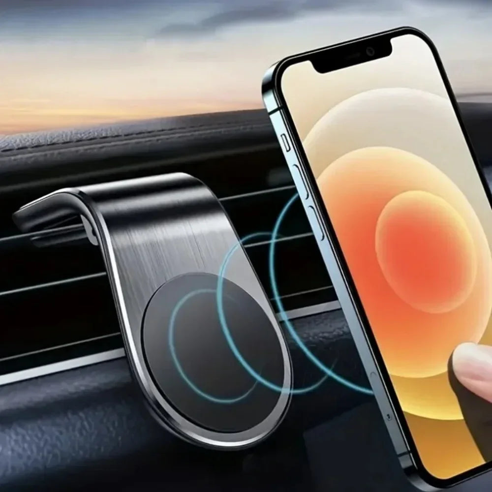 Portable Magnetic Car Phone Mount Air Vent Clip Bracket 360 Degree Rotation Navigation Holder for iPhone Samsung Xiaomi Huawei