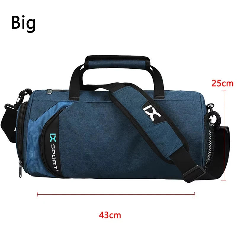 Travel Bag with Independent Shoe Compartment Dry Wet Separation Handbag Travel Sports Gym Bag Crossbody Luggage Bag