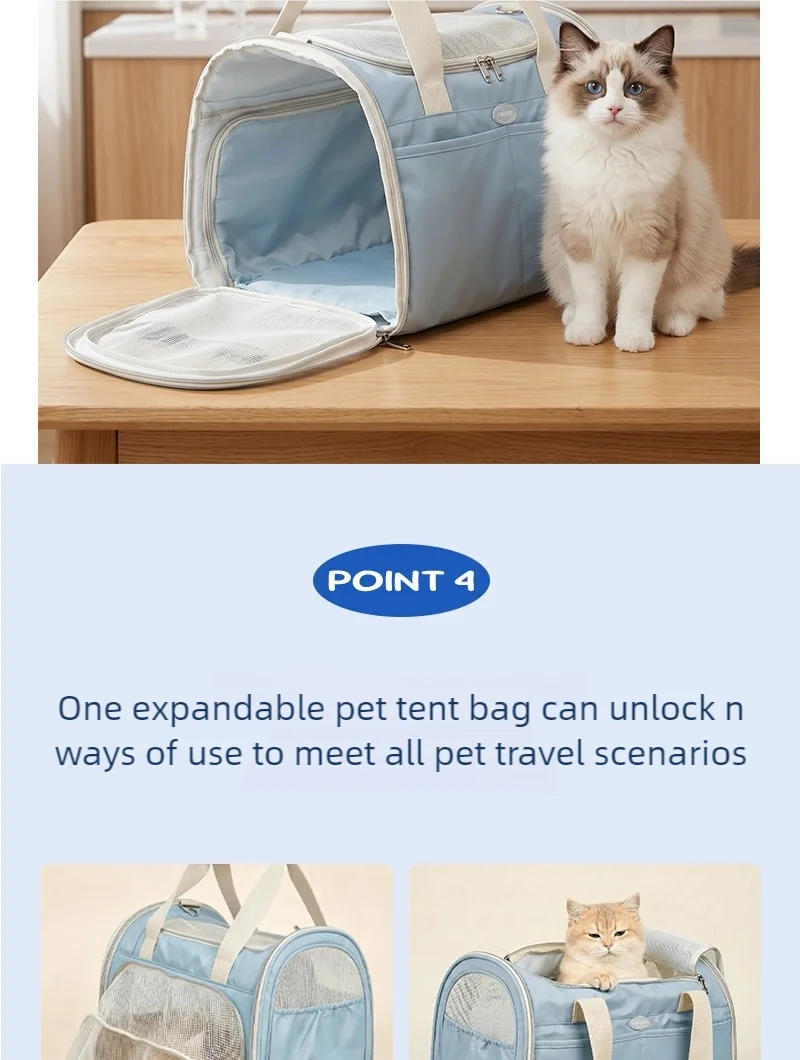 Pet Carrier Dog Travel Bags Airline Approved Transport For Small Dogs Cats Outgoing Cats Carrier Bag Travel Breathable Transport