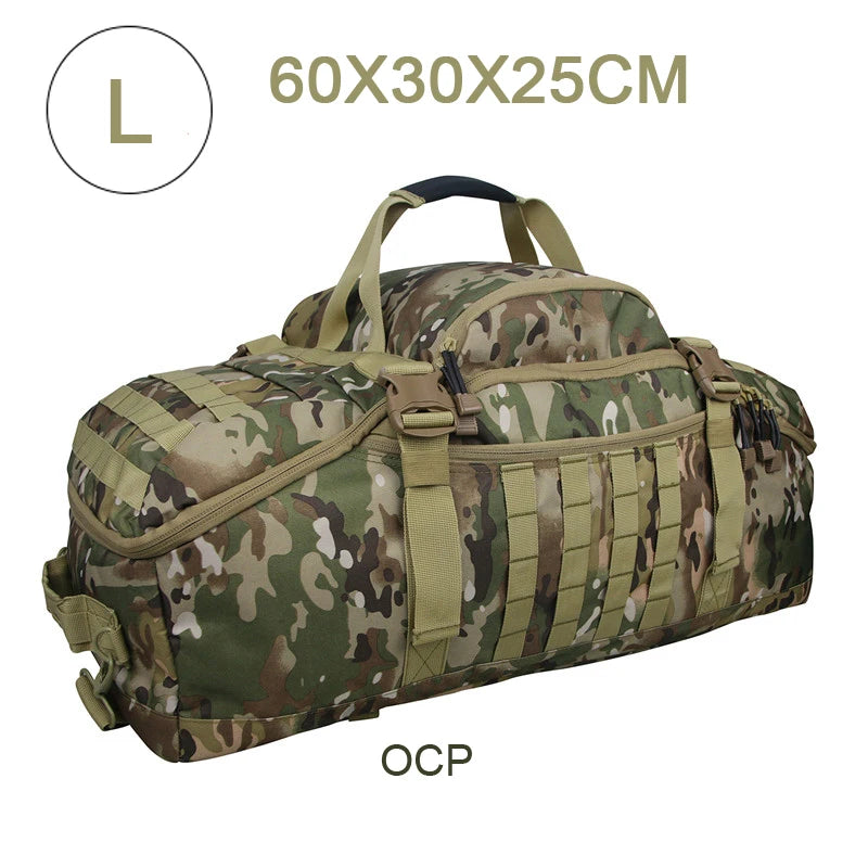30L 45L 80L MOLLE Tactical Backpack – Large Capacity Hiking, Camping & Travel Bag