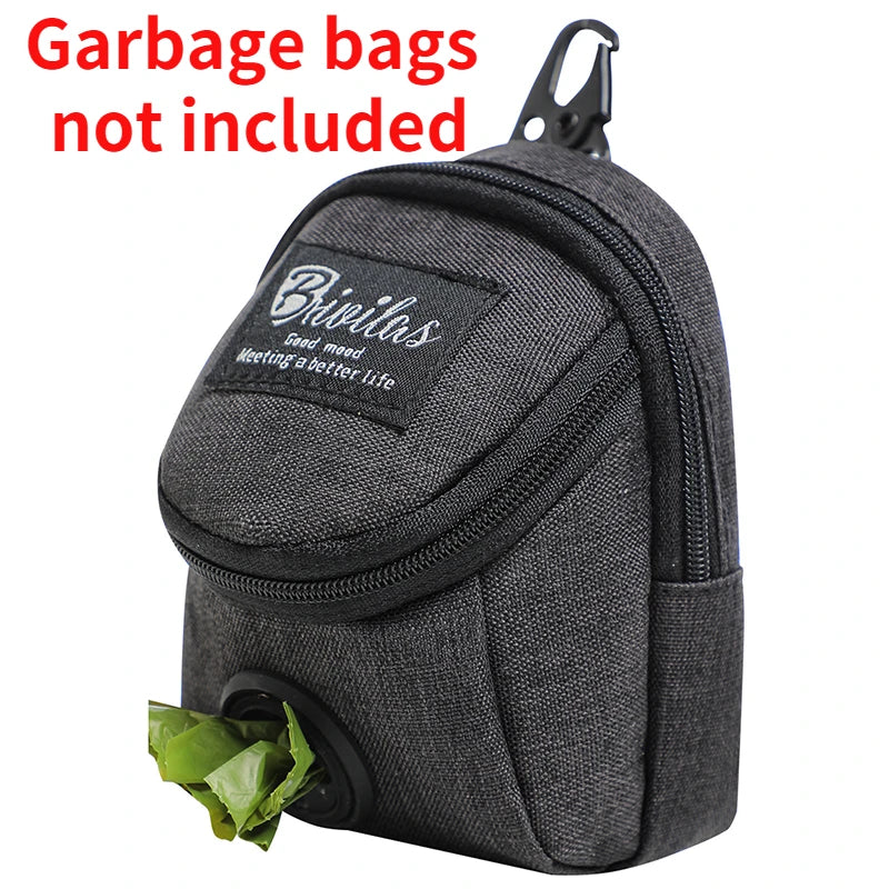 Pet Dog Treat Pouch Portable Multifunction Dog Training Bag Outdoor Travel Dog Poop Bag Dispenser Durable Pet Accessories