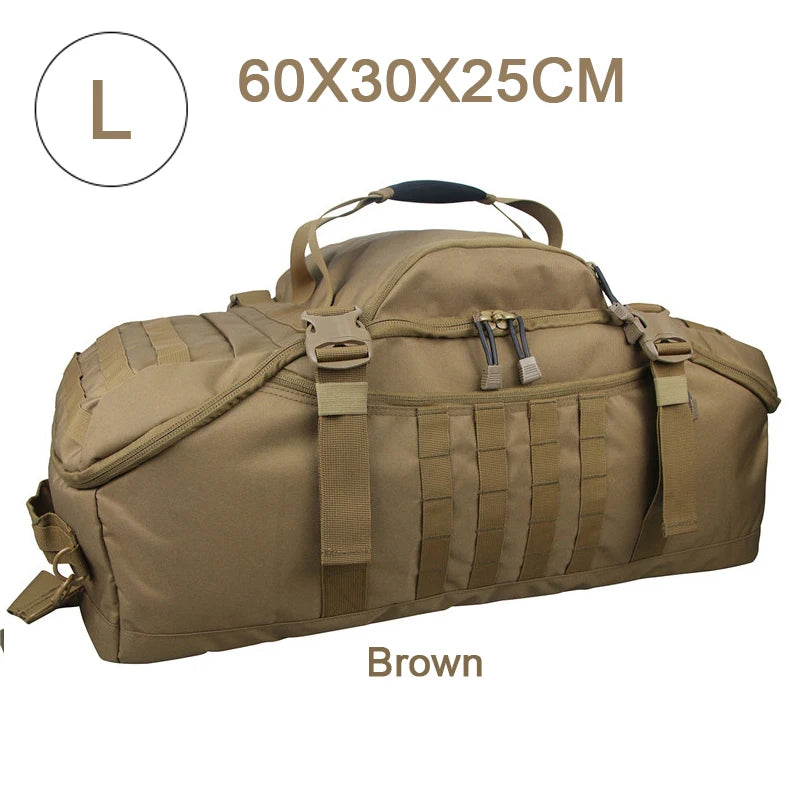 30L 45L 80L MOLLE Tactical Backpack – Large Capacity Hiking, Camping & Travel Bag