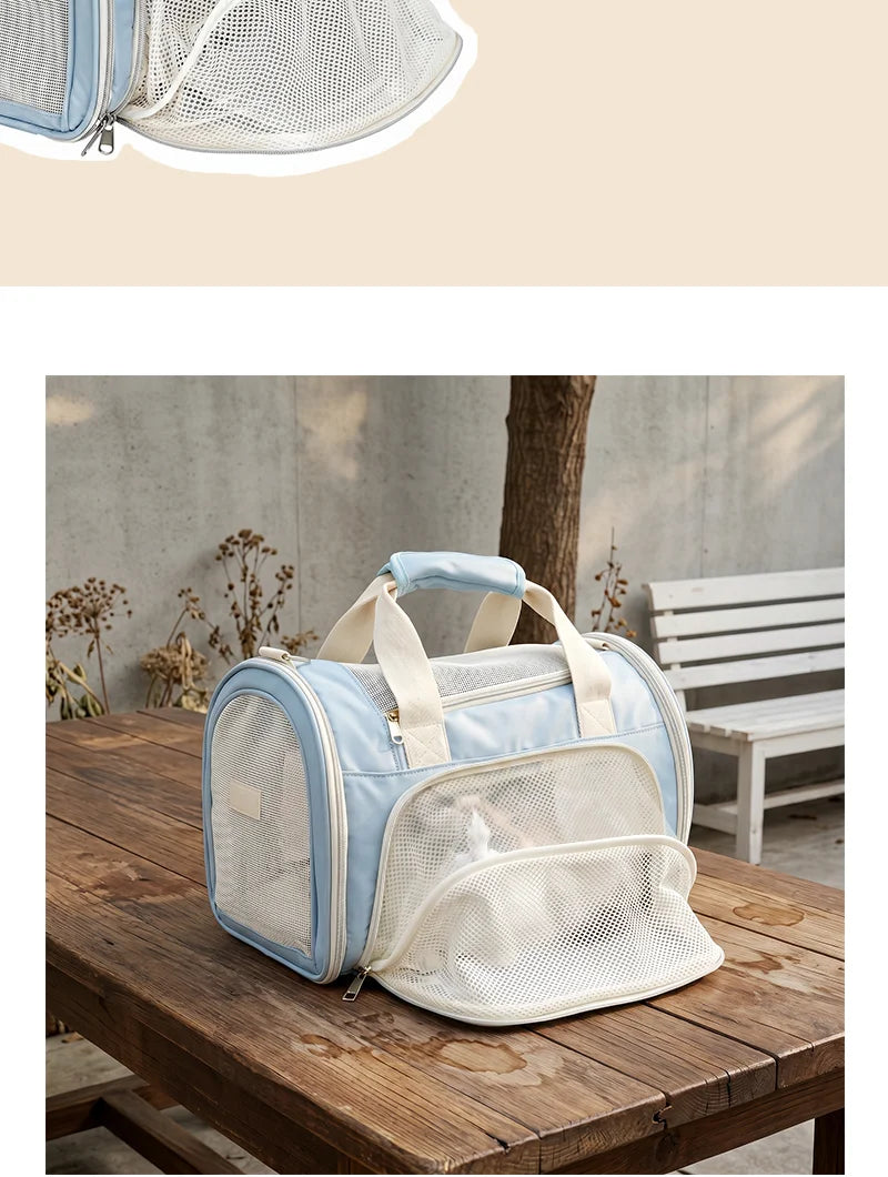 Pet Carrier Dog Travel Bags Airline Approved Transport For Small Dogs Cats Outgoing Cats Carrier Bag Travel Breathable Transport