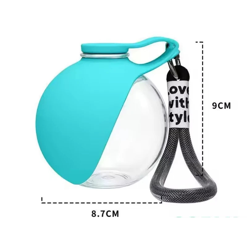 Portable Travel Dog Water Bottle Water Dispenser with Bowl No-Spill Puppy Water Bottle for Walking Hiking