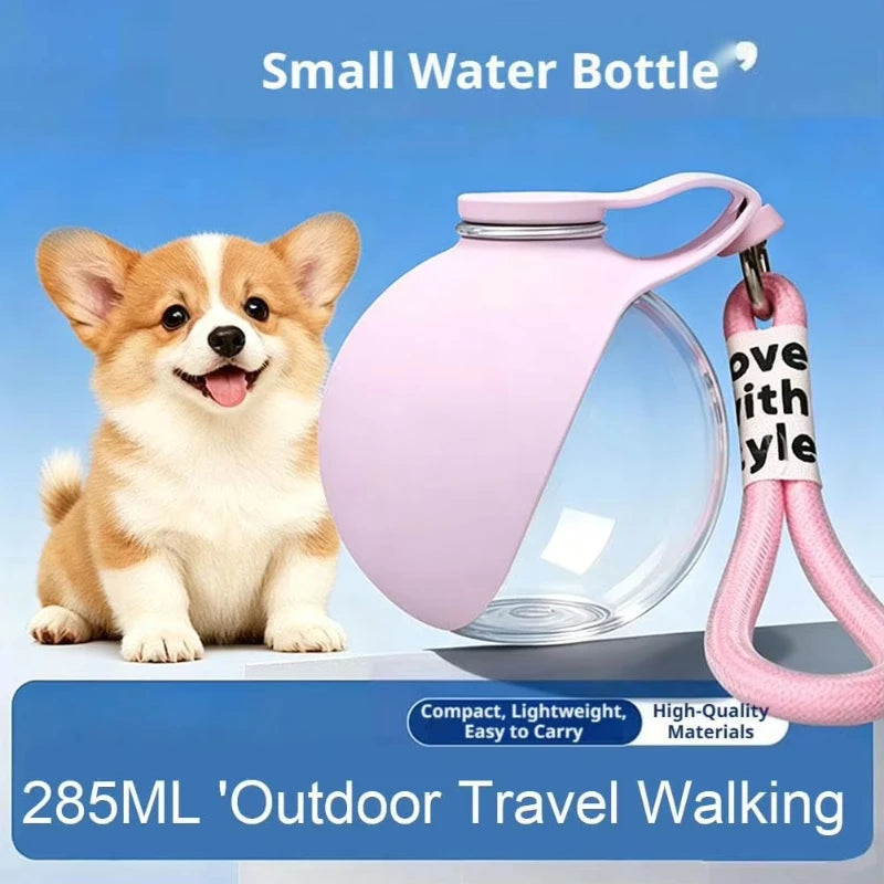 Portable Travel Dog Water Bottle Water Dispenser with Bowl No-Spill Puppy Water Bottle for Walking Hiking