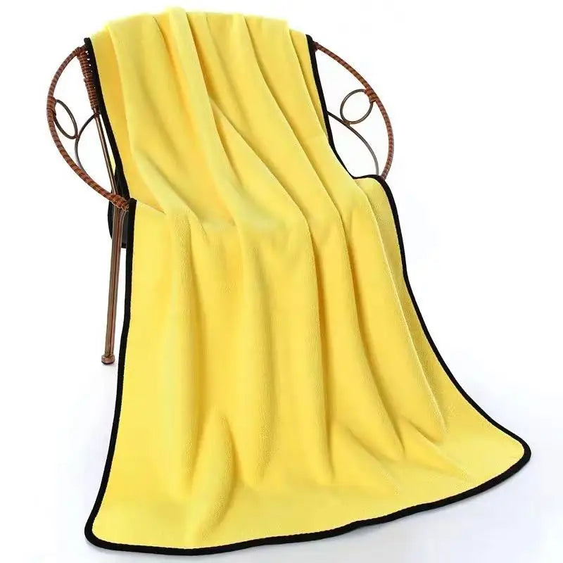 Travel Friendly Dog Absorbent Towel 1Pcs Lightweight Microfiber Quick Dry Pet Wipe for Outdoor Hiking Swimming Use