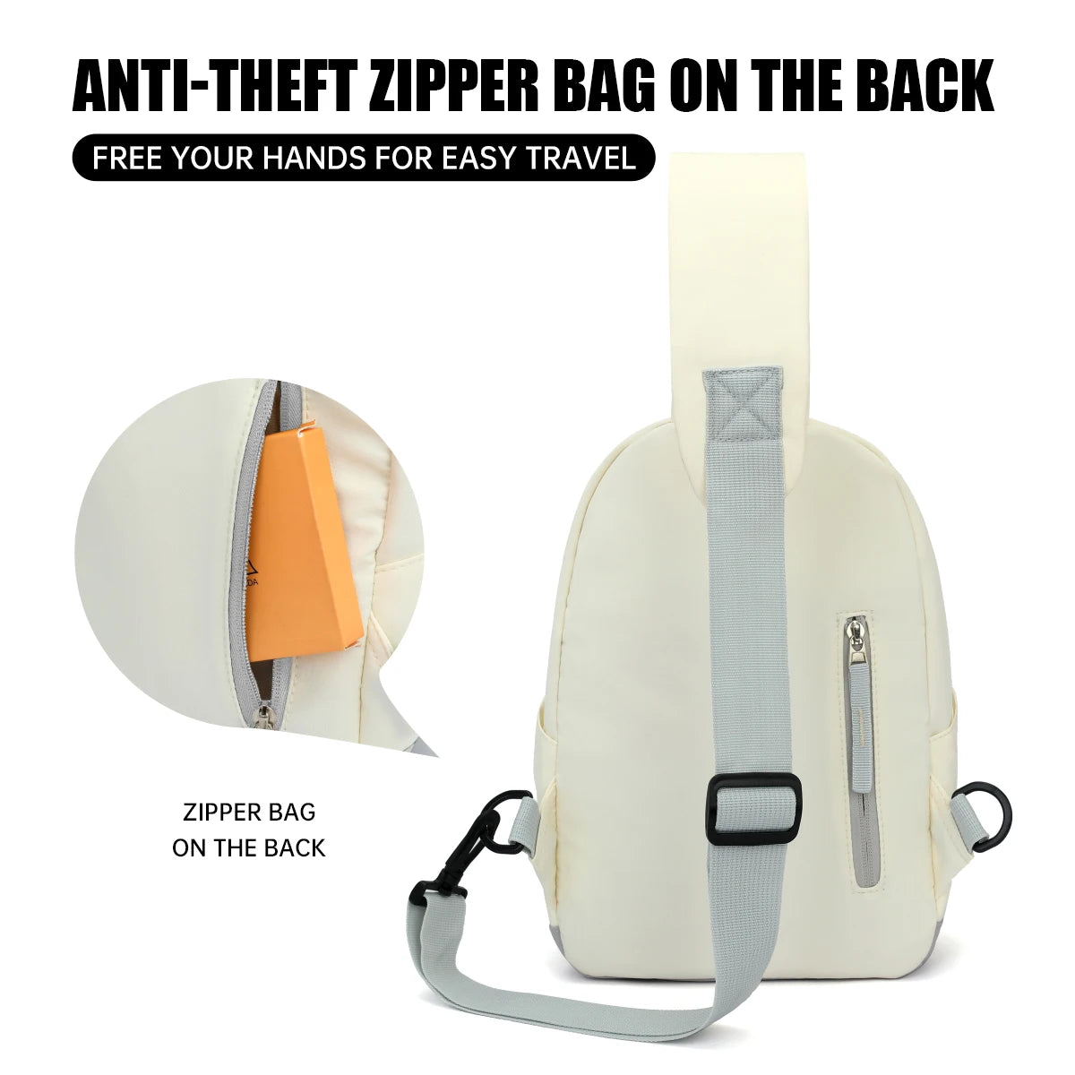 Lightweight Crossbody Sling Bag | Hiking, Cycling & Travel Bag