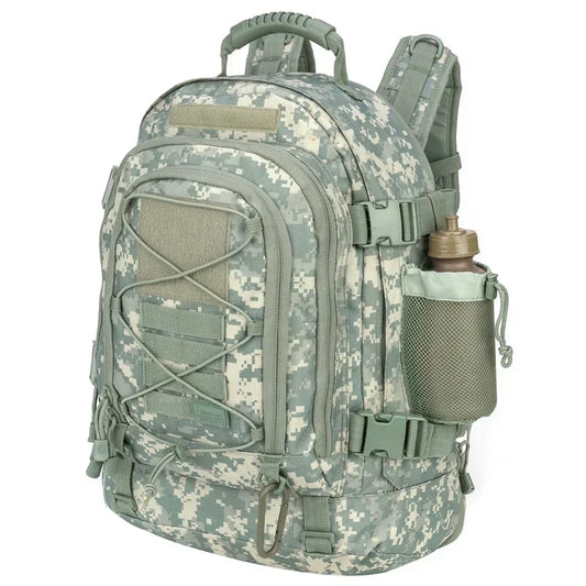 60L Military Tactical Backpack – MOLLE Outdoor Hiking, Camping & Travel Rucksack