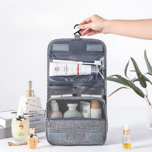 Travel Toiletries Bag for Women, Large Capacity Dry and Wet Separation, Hanging Toiletries Bag for Men, Toiletries Storage Bag
