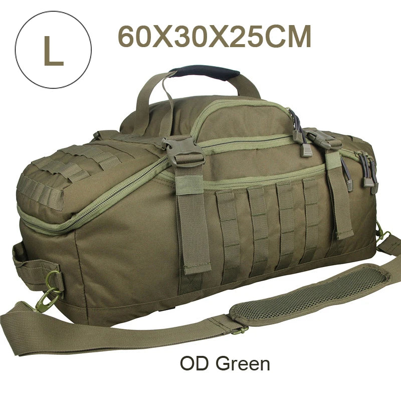 30L 45L 80L MOLLE Tactical Backpack – Large Capacity Hiking, Camping & Travel Bag