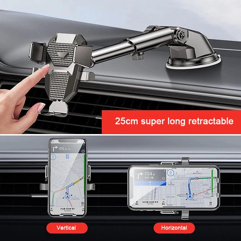 2026 NEW Universal Sucker Car Phone Holder 360° Windshield Car Dashboard Mobile Cell Support Bracket for 4.0-7 Inch Smartphones