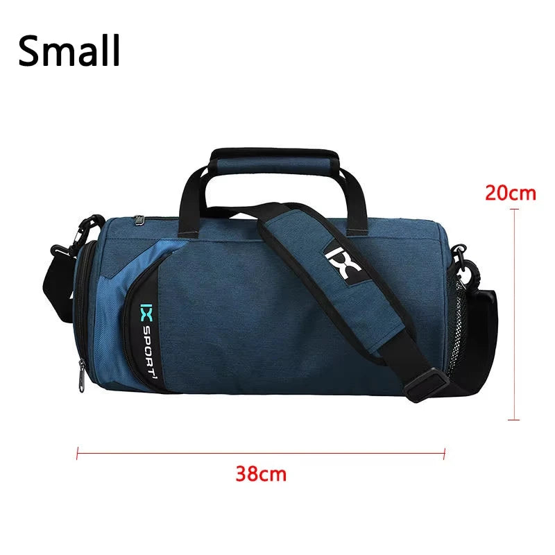 Travel Bag with Independent Shoe Compartment Dry Wet Separation Handbag Travel Sports Gym Bag Crossbody Luggage Bag
