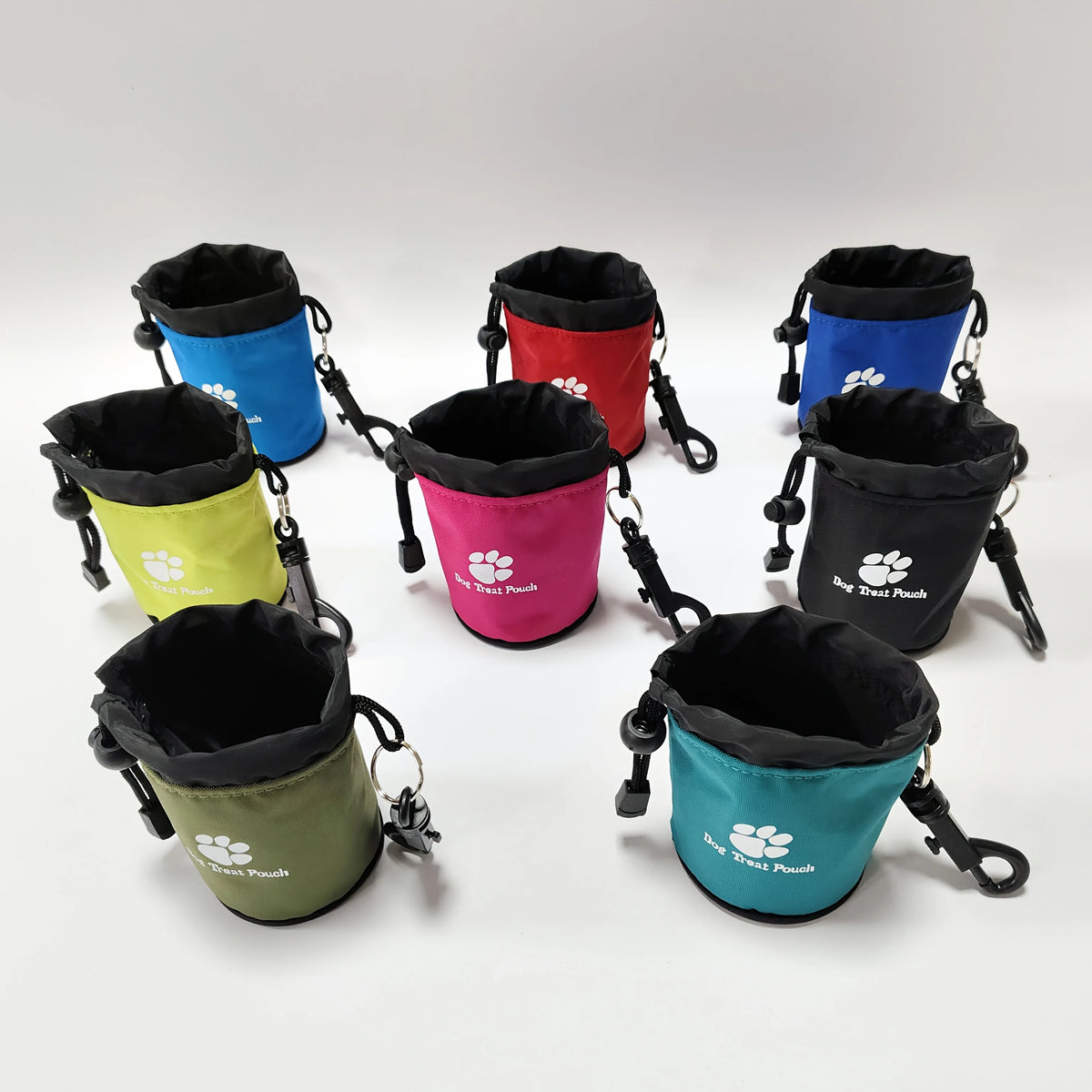 Dog Treat Pouch, Portable& Durable Pet Training Bag Pouch Treat Bag, Drawstring Zipper, Ideal for On-the-Go Snacks, Dog Snacks