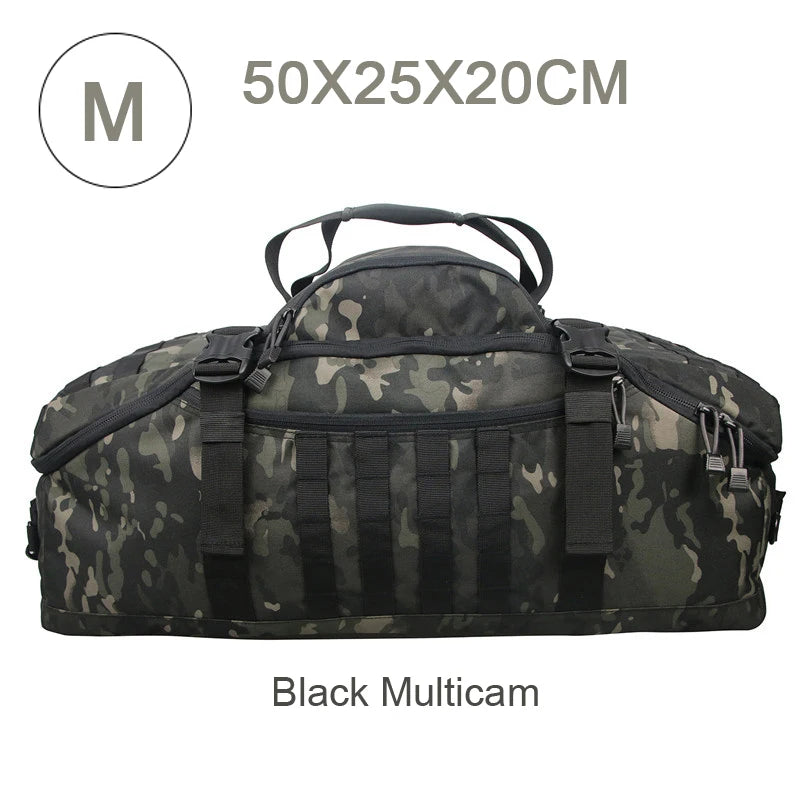 30L 45L 80L MOLLE Tactical Backpack – Large Capacity Hiking, Camping & Travel Bag
