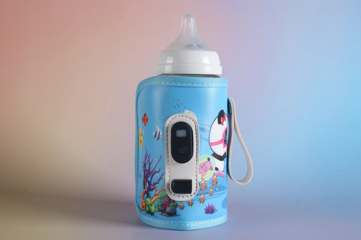 Bottle Insulation Cover, Breast Warmer, Baby Warmer, 5-Speed Temperature Control, Digital Display of Temperature