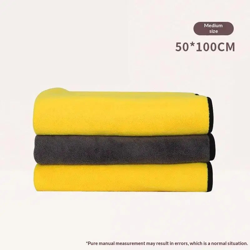 Travel Friendly Dog Absorbent Towel 1Pcs Lightweight Microfiber Quick Dry Pet Wipe for Outdoor Hiking Swimming Use