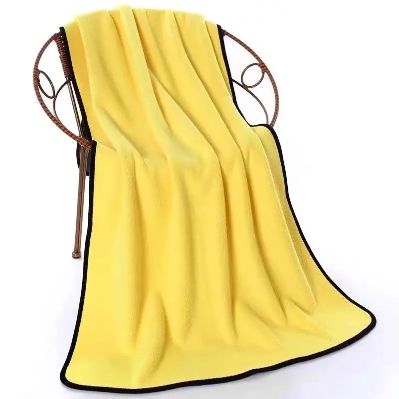 Travel Friendly Dog Absorbent Towel 1Pcs Lightweight Microfiber Quick Dry Pet Wipe for Outdoor Hiking Swimming Use
