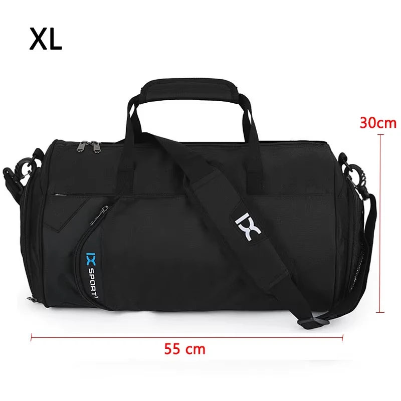 Travel Bag with Independent Shoe Compartment Dry Wet Separation Handbag Travel Sports Gym Bag Crossbody Luggage Bag