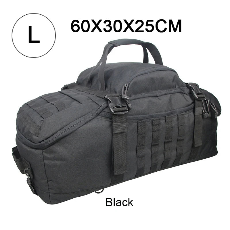 30L 45L 80L MOLLE Tactical Backpack – Large Capacity Hiking, Camping & Travel Bag