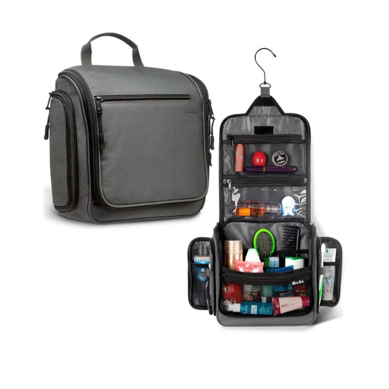 Travel Toiletry Bag Ultra Luxuary Large Hanging Toiletry Organizer Waterproof Hygiene Bag with Metal Swivel Hook for Toiletries Cosmetics