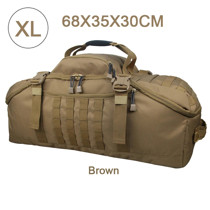 30L 45L 80L MOLLE Tactical Backpack – Large Capacity Hiking, Camping & Travel Bag