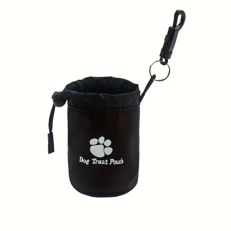 Dog Treat Pouch, Portable& Durable Pet Training Bag Pouch Treat Bag, Drawstring Zipper, Ideal for On-the-Go Snacks, Dog Snacks