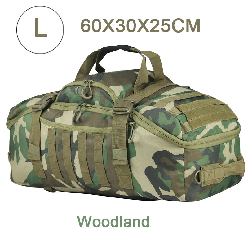 30L 45L 80L MOLLE Tactical Backpack – Large Capacity Hiking, Camping & Travel Bag