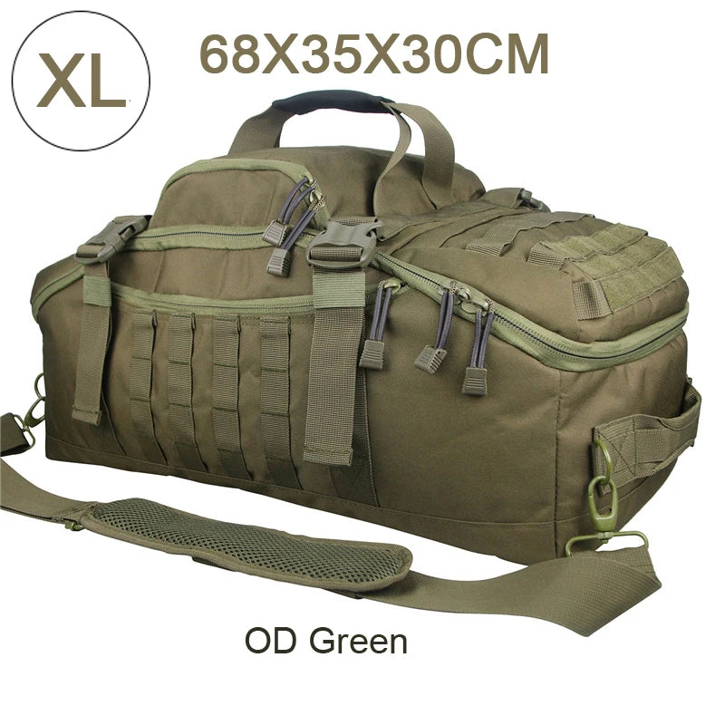 30L 45L 80L MOLLE Tactical Backpack – Large Capacity Hiking, Camping & Travel Bag